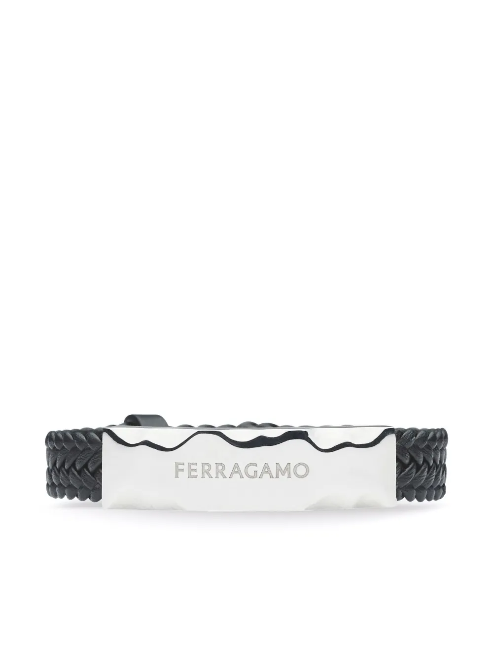 

Браслет с гравированным логотипом Ferragamo, черный
