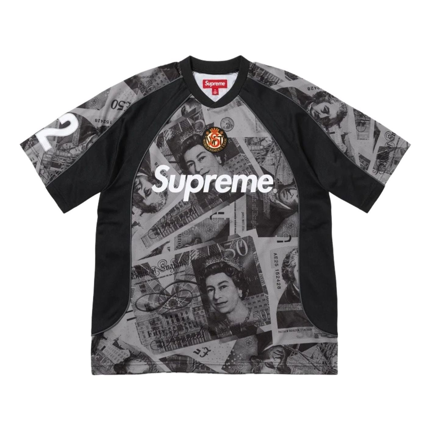 Футбольная майка Supreme FW25 Pounds, черная