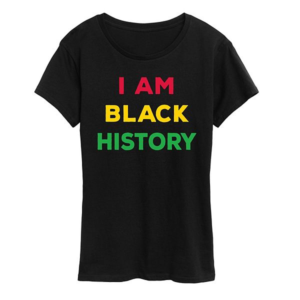 

Футболка Women's i am Black history graphic Licensed Character, Black, Черный, Футболка Women's i am Black history graphic Licensed Character, Black