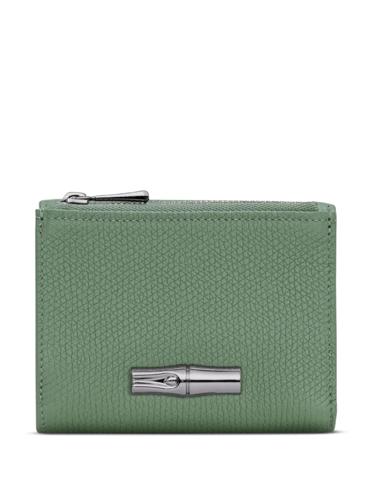 

Longchamp фактурный кошелек Le Roseau на молнии, зеленый