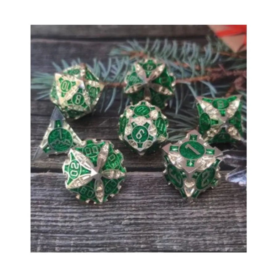 

Набор Arrow Poly - Elvish Royal (7), Dice Sets - Metal (Foam Brain Games)