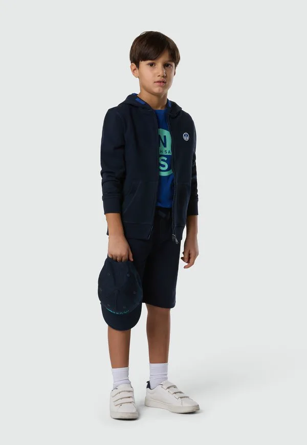 Толстовка на молнии с нашивкой с логотипом North Sails, Navy Blue