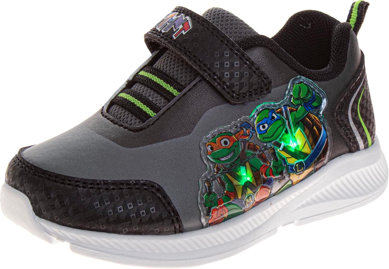 

Светящиеся кроссовки Nickelodeon для мальчиков Черепашки-ниндзя (для малышей/детей младшего возраста), черный