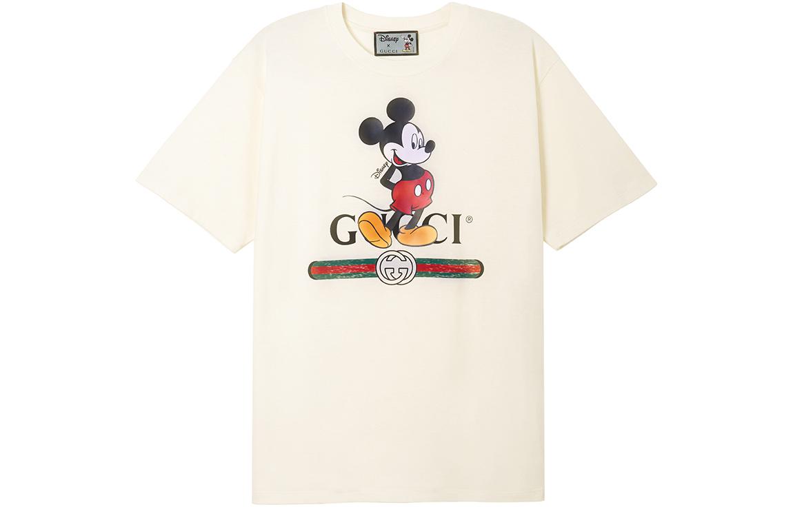 Футболка Oversize Disney Mickey GUCCI, Ecru — фото 3