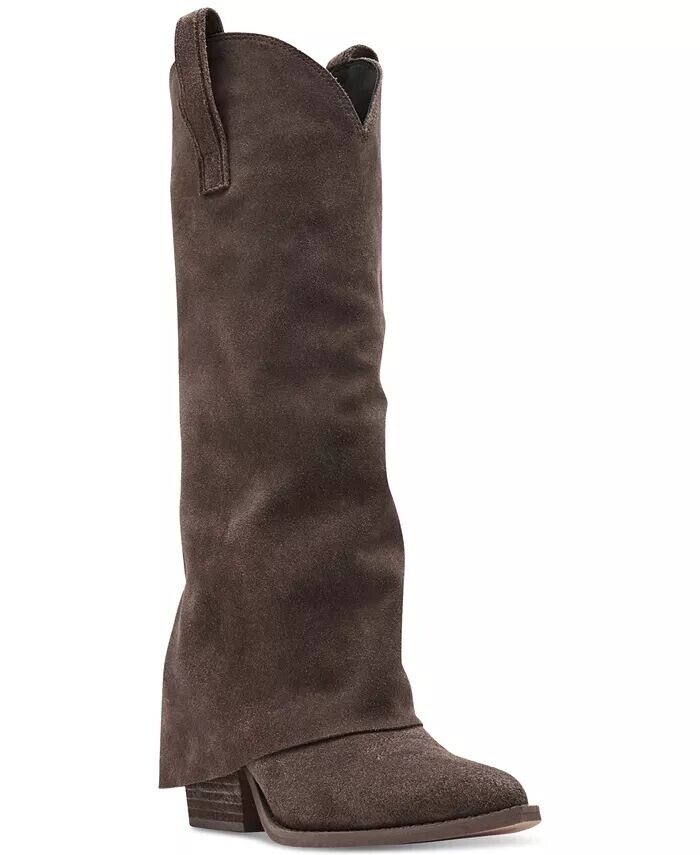 

Женские ботинки в стиле вестерн Sorvino с напуском и манжетами Steve Madden, бежевый