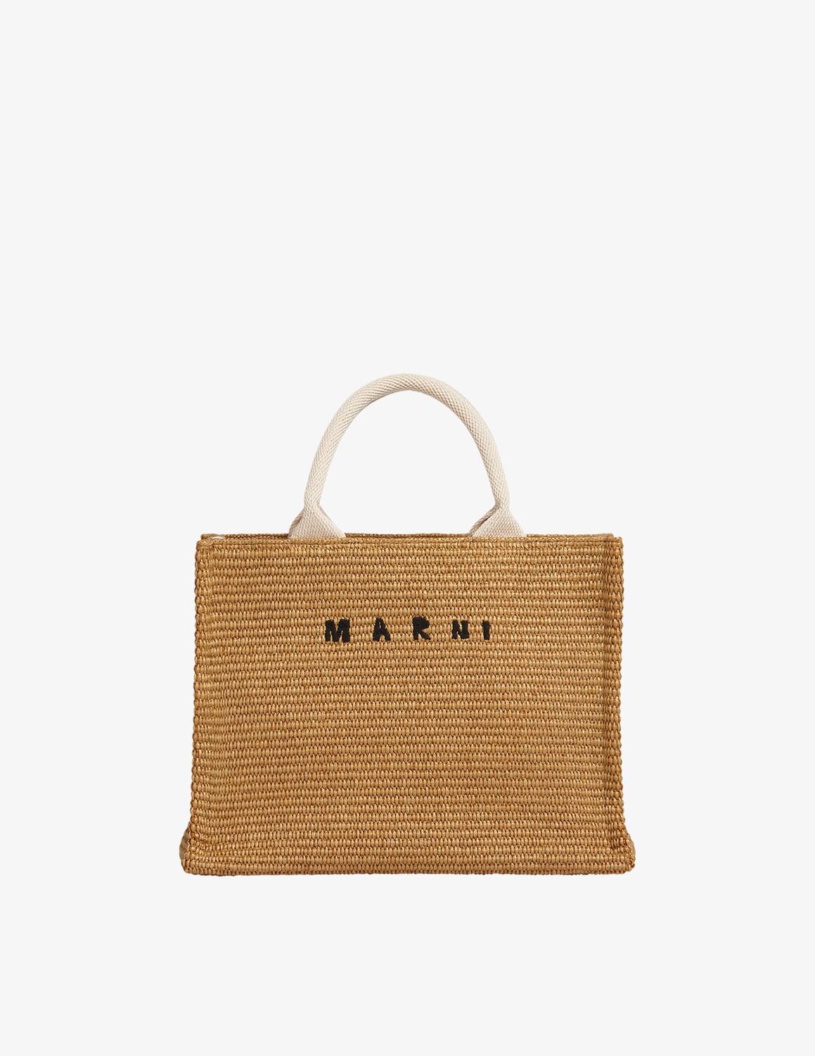 

Сумка на плечо из рафии Marni, цвет Raw Sienna/Natural