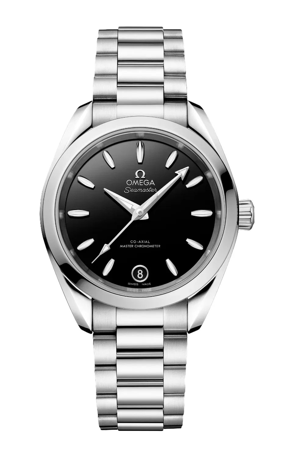 SEAMASTER AQUA TERRA 150М 38 ММ, СТАЛЬ НА СТАЛИ - 220.10.38.20.01.004 OMEGA, золотой