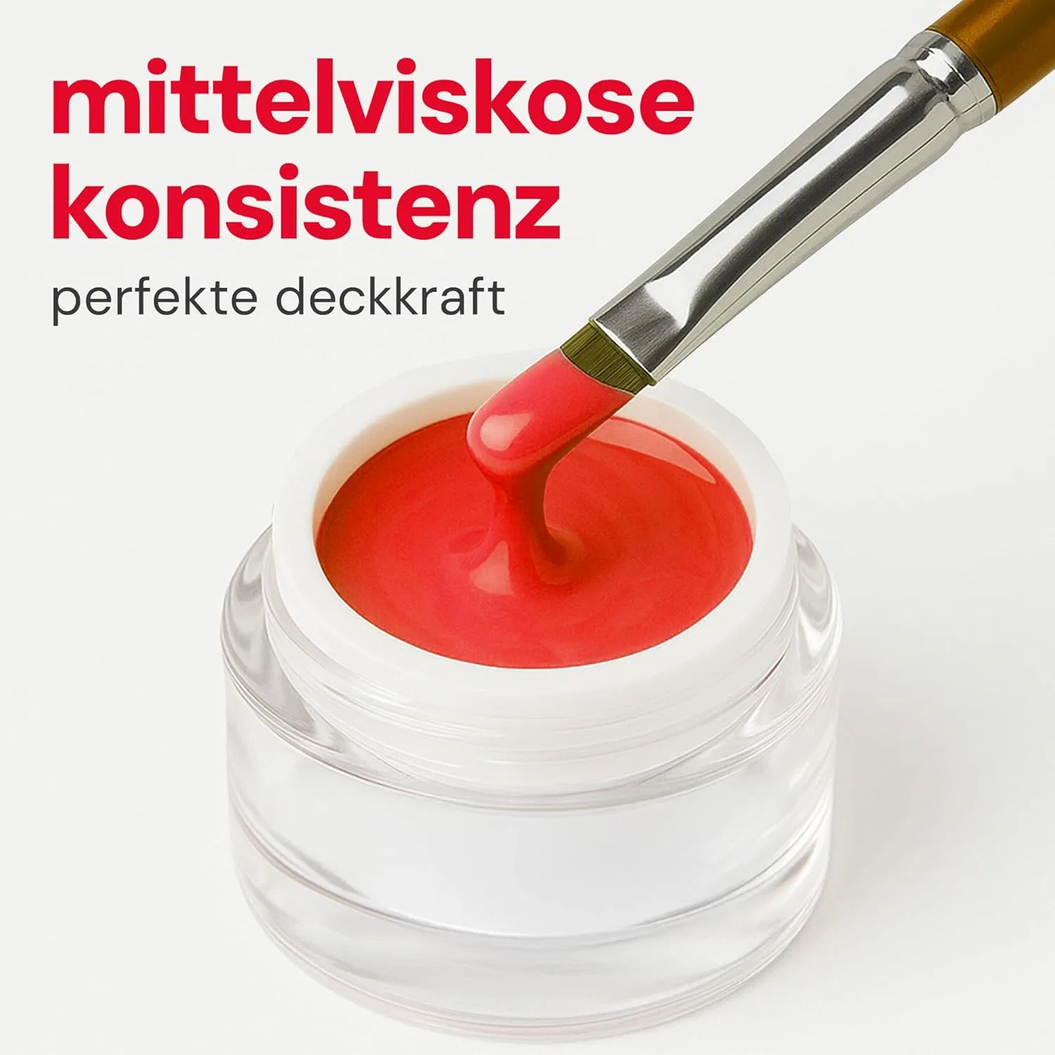 Цветной гель для ногтей Emmi Nail Marilyn Red, 5 мл Emmi Nail, Marilyn Red — фото 4