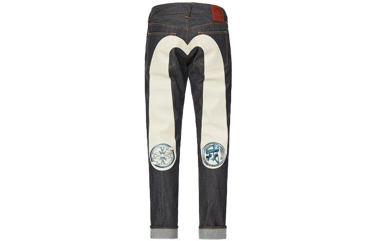 

Джинсы мужские деним синие Evisu, синий