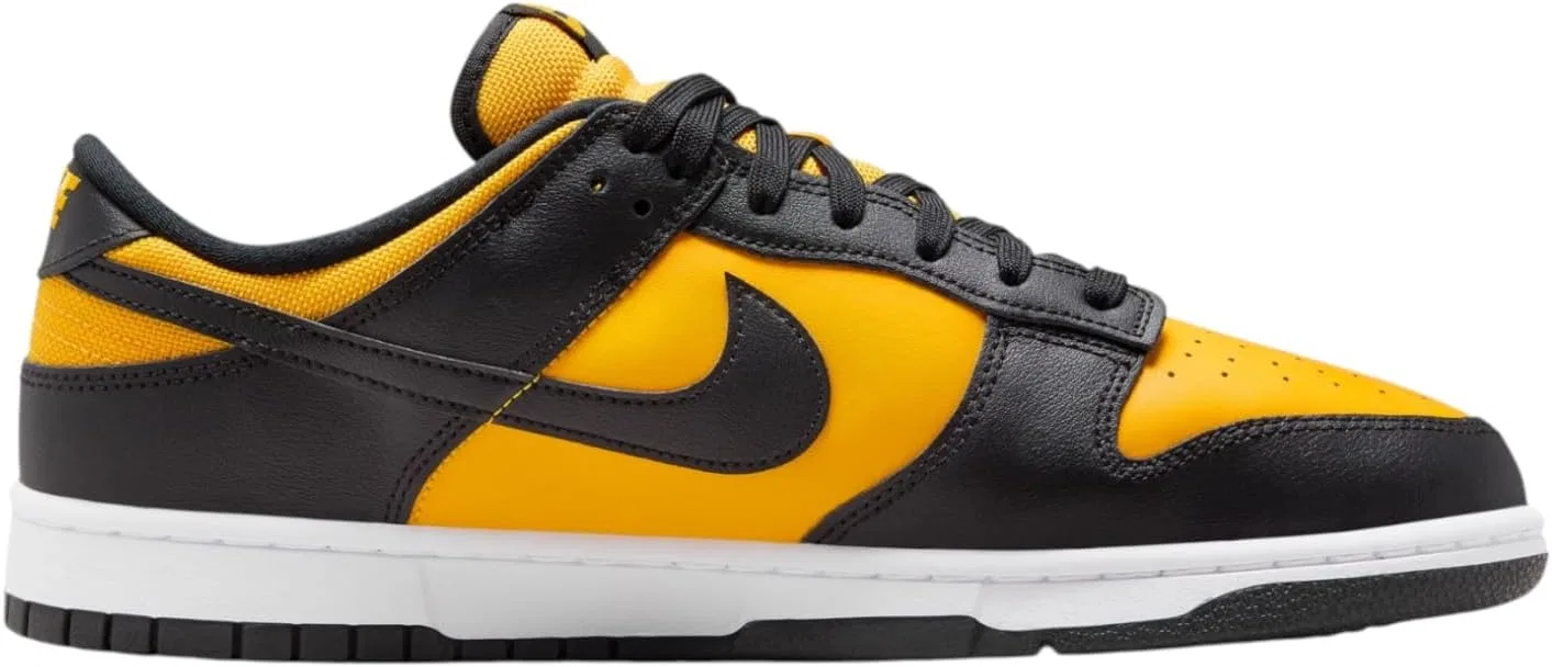 Мужские скейтбордистские кроссовки Nike Dunk Low Retro, белый/черный — фото 3