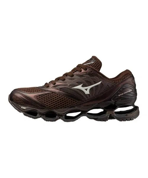 Мужские кроссовки MIZUNO WAVE PROPHECY LS бежевые — фото 2