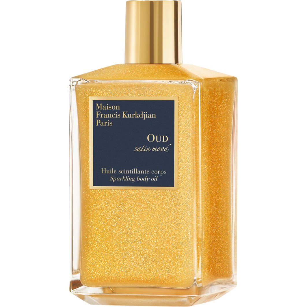 Лосьон для тела oud satin mood sparkling body oil Maison Francis Kurkdjian Paris, объем 200 мл — фото 3