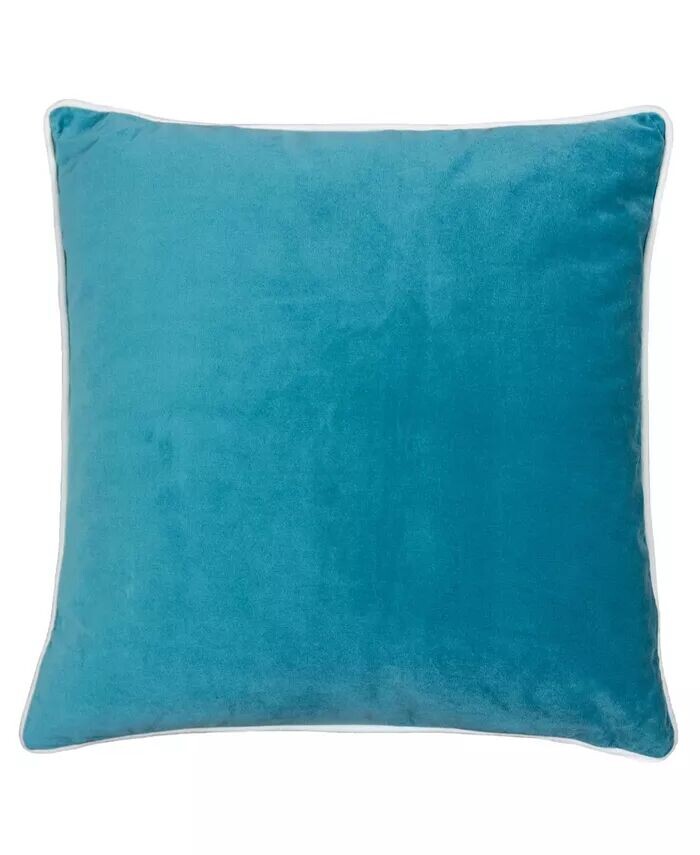 

Квадратная декоративная подушка Skylar Velvet Velvet Homey Cozy, синий