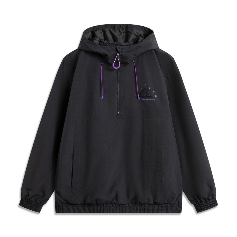 

LINING Спортивная куртка тренд серии мужская черная, Black