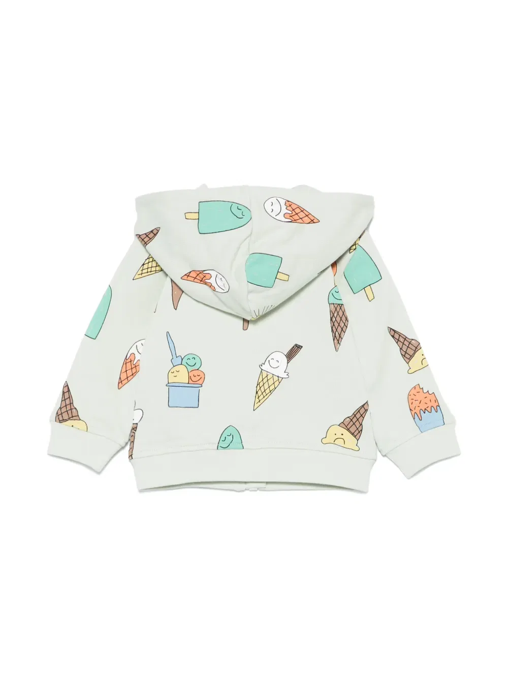 Худи с иллюстрационным принтом Stella Mccartney Kids, зеленый — фото 2
