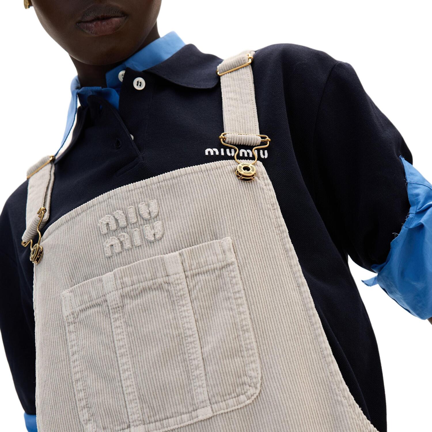 

MIU MIU Женское платье без рукавов Гранитный серый FW24