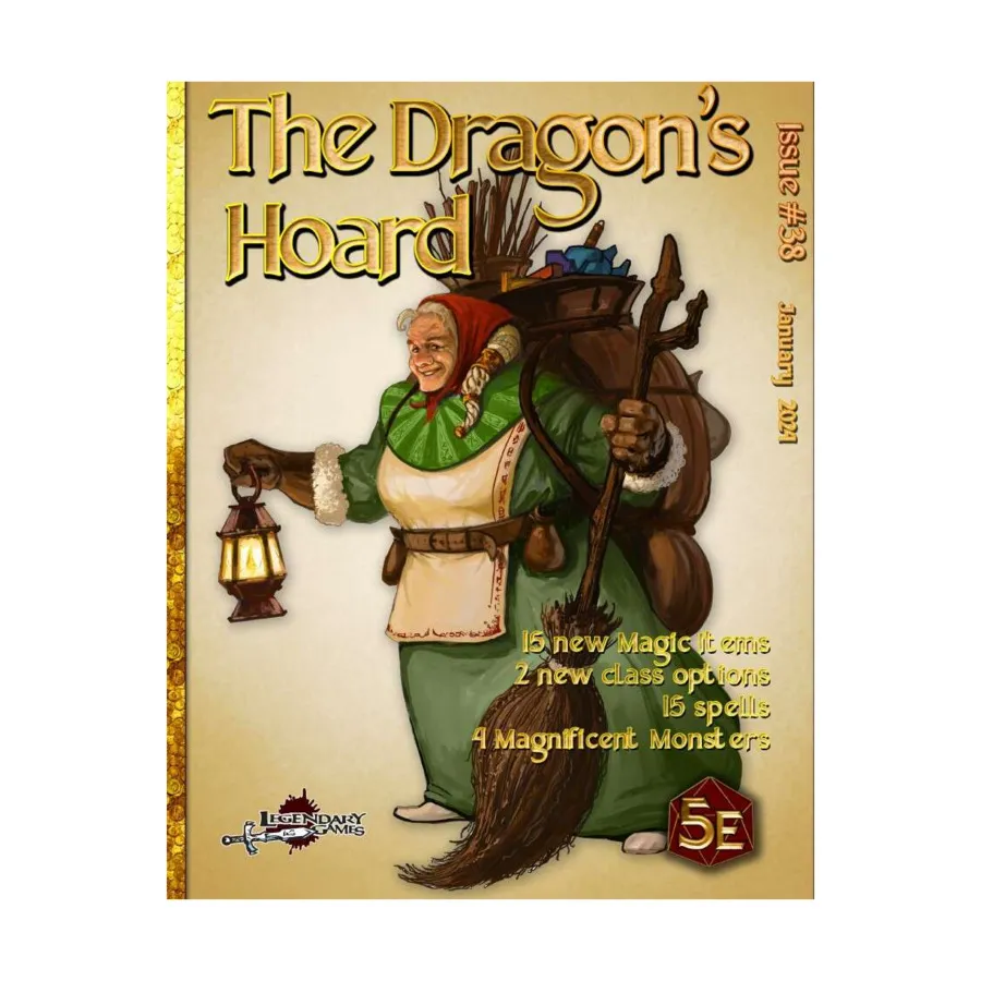 

Dragon's Hoard - Issue #38, Dungeons & Dragons (5th Edition) - Dragon's Hoard (Legendary Games), мягкая обложка