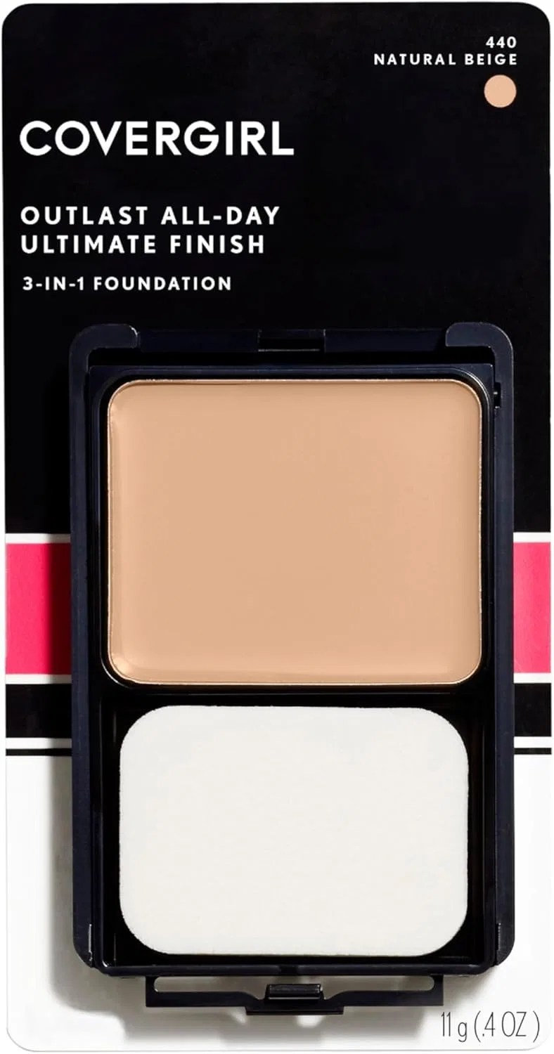 Тональное средство жидкое пудровое Covergirl Ultimate Finish Liquid Powder Makeup Natural Beige
