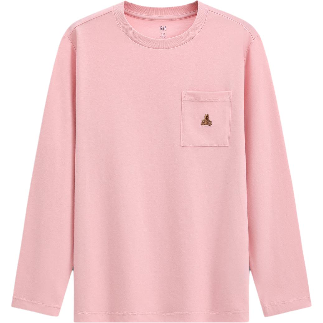 

Футболка для детей с круглым вырезом GAP, розовый