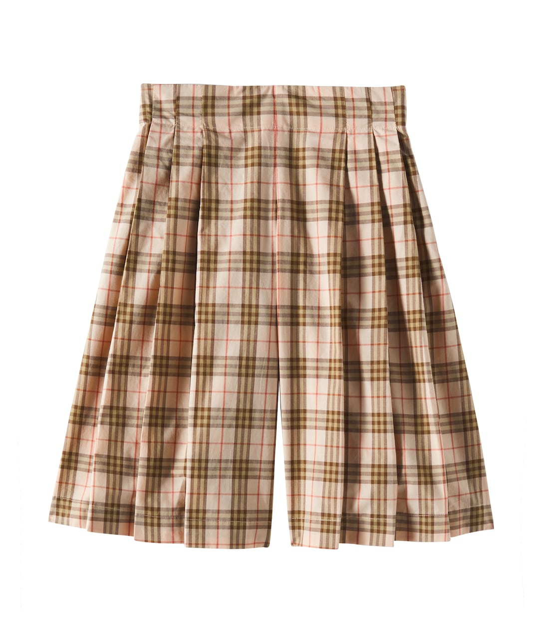 

Бермуды из хлопка со складками в клетку Burberry Check Burberry Kids, Plush Ip Check