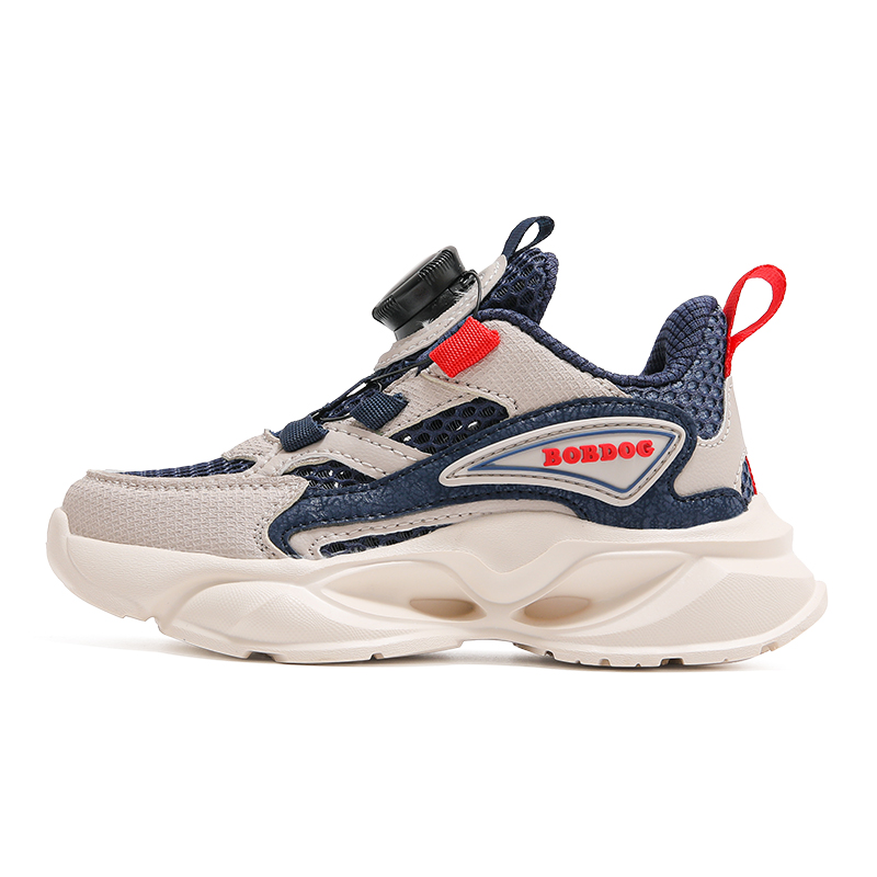 

Износостойкие амортизирующие повседневные детские туфли Kids' BOBDOG, темно-синий/бежевый