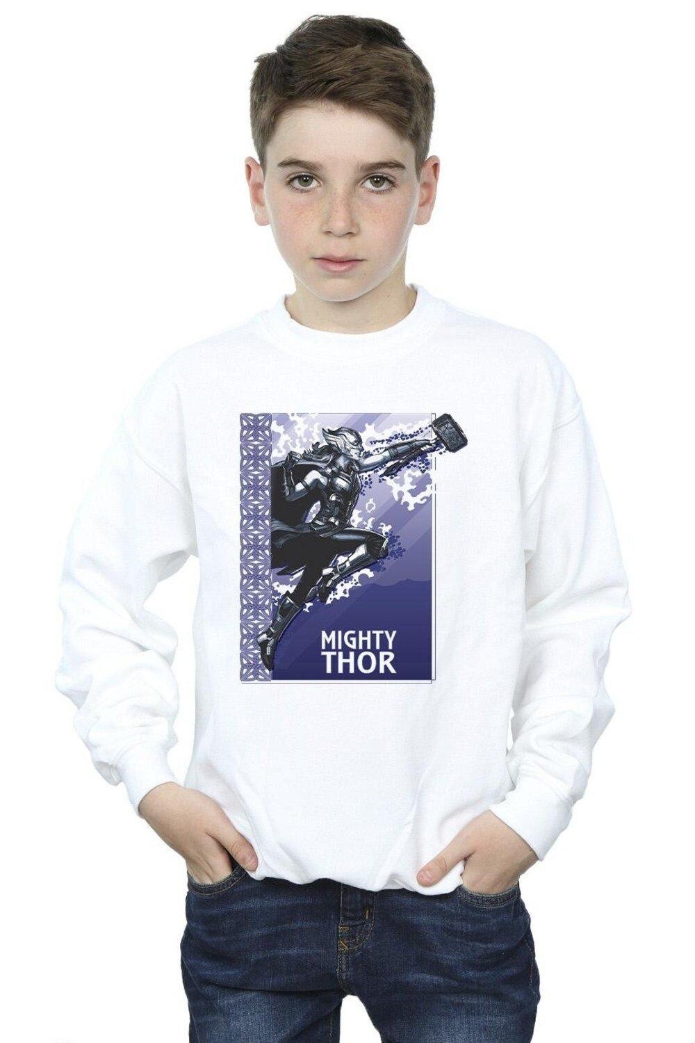 

Толстовка Thor Love And Thunder Mighty Thor Marvel, белый