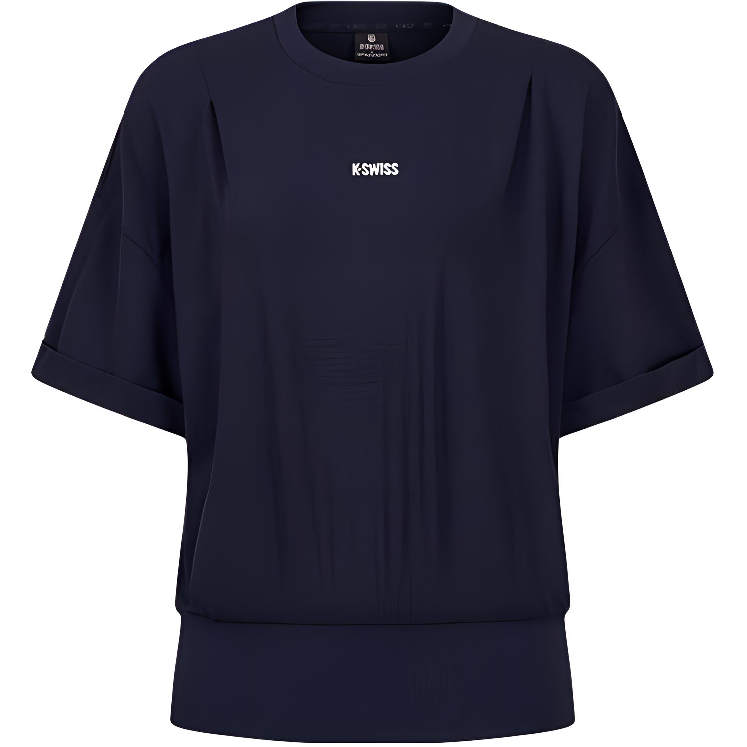 

Футболка KSWISS с рукавом-крылом женская Спокойный синий K·SWISS, Безмятежный ночной синий
