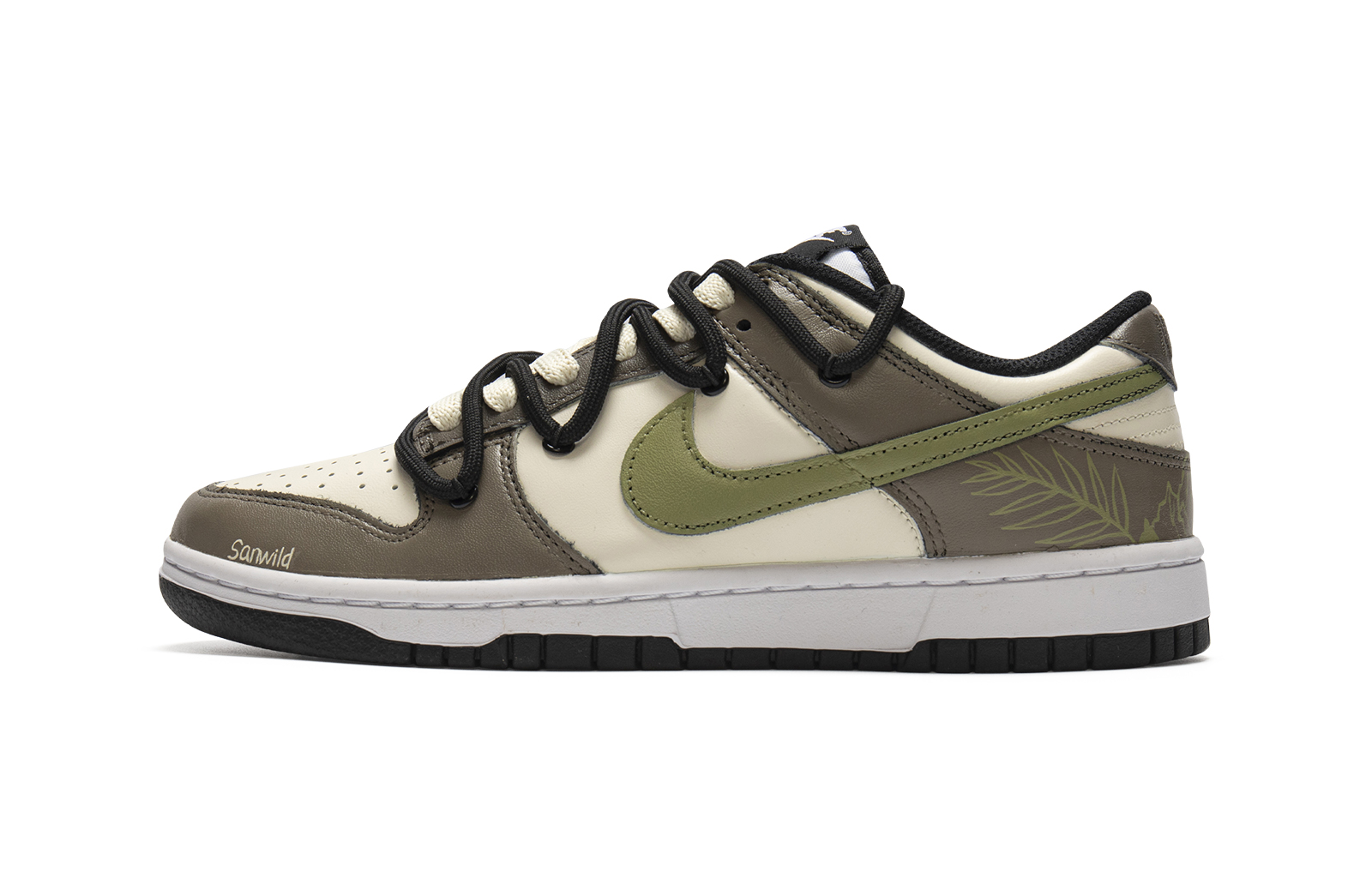 

Мужские кроссовки для скейтбординга Nike Dunk, Black Olive/Golden Brown