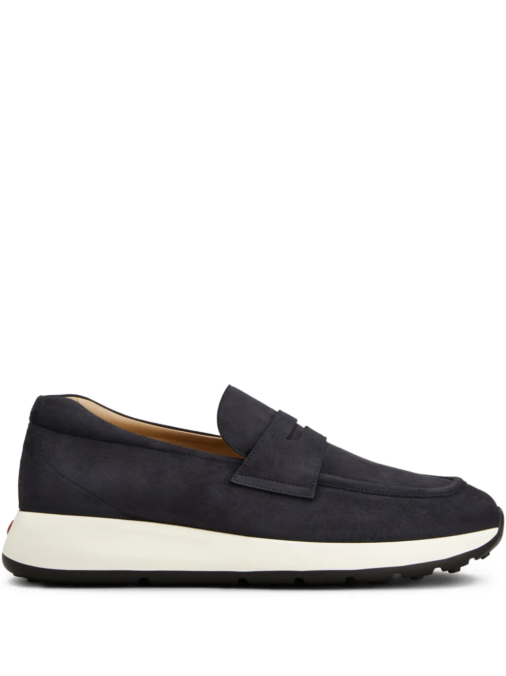 

Замшевые лоферы TOD'S, синий