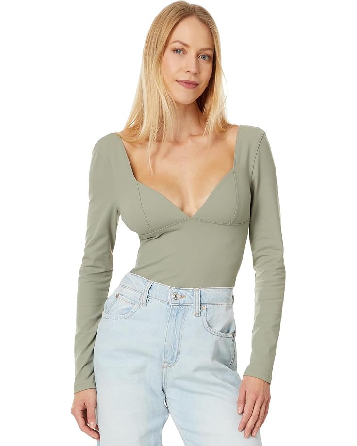 

Лонгслив Free People Duo Corset Long, цвет Laural Oak