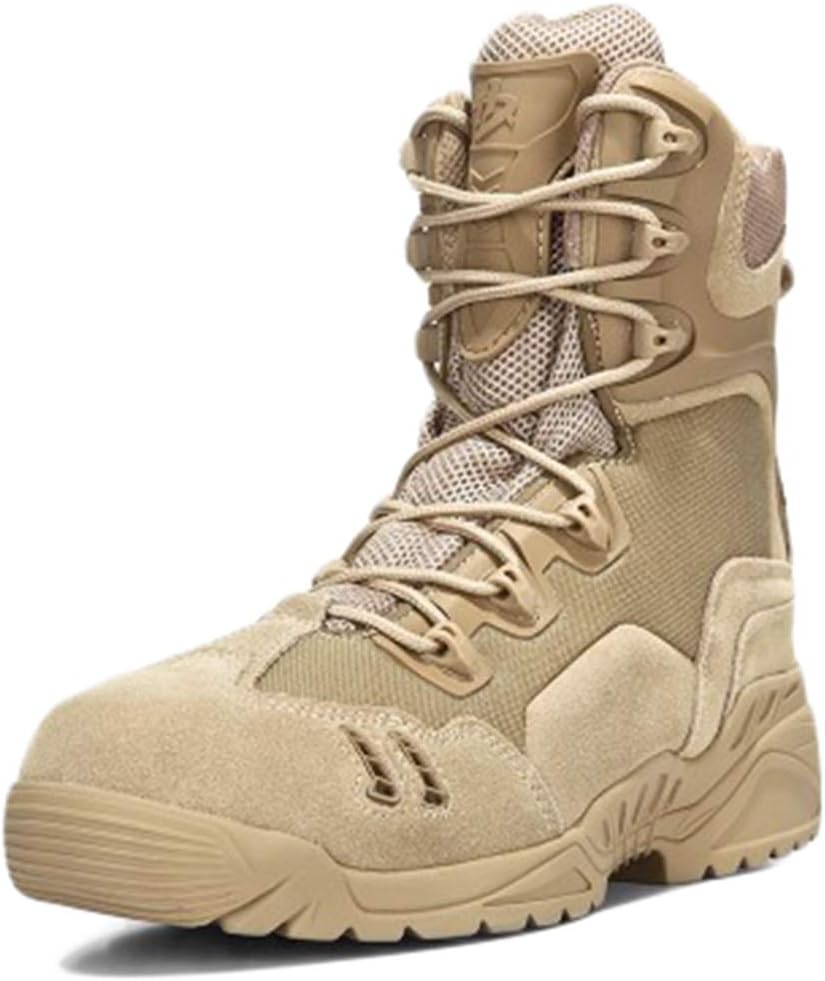 

Мужские военные ботинки Wygwlg для активного отдыха на открытом воздухе, летние походные туфли, тактические пустынные ботинки на шнуровке, походная обувь, большой размер
