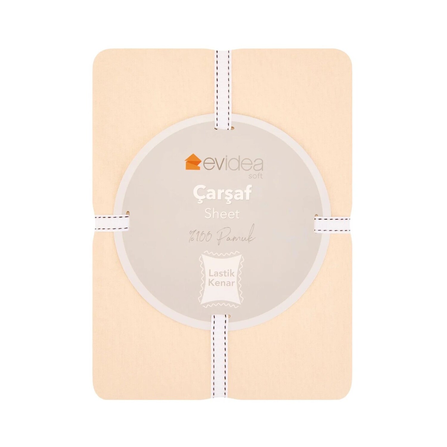 

Эластичная двуспальная простыня Evidea Soft King Size - экрю - 180x200 см