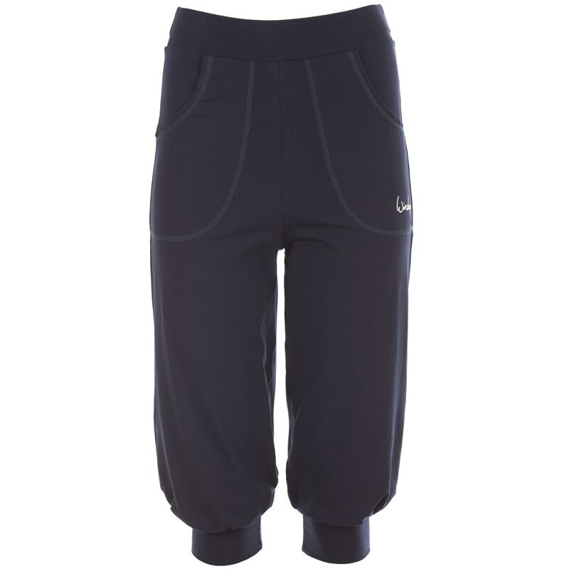 

Тренировочные брюки с высокой талией 3/4 wbe12 Winshape, синий