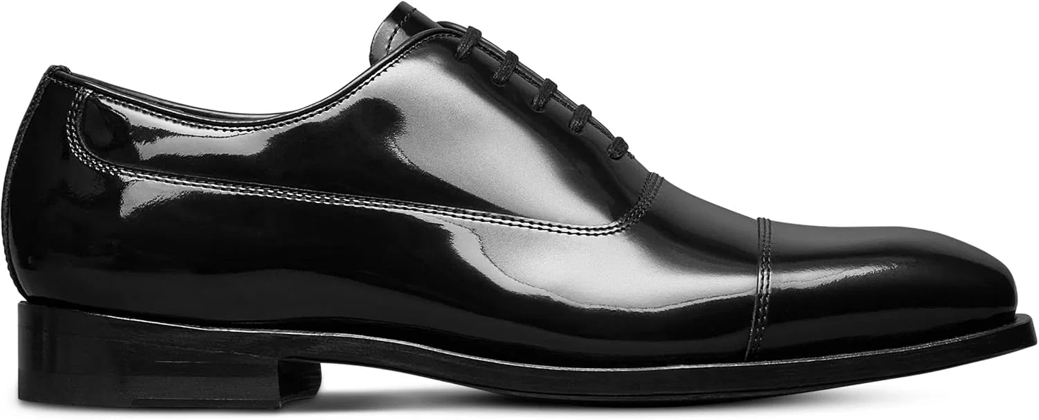 Оксфорды мужские Allen Edmonds, черная патентованная кожа — фото 4
