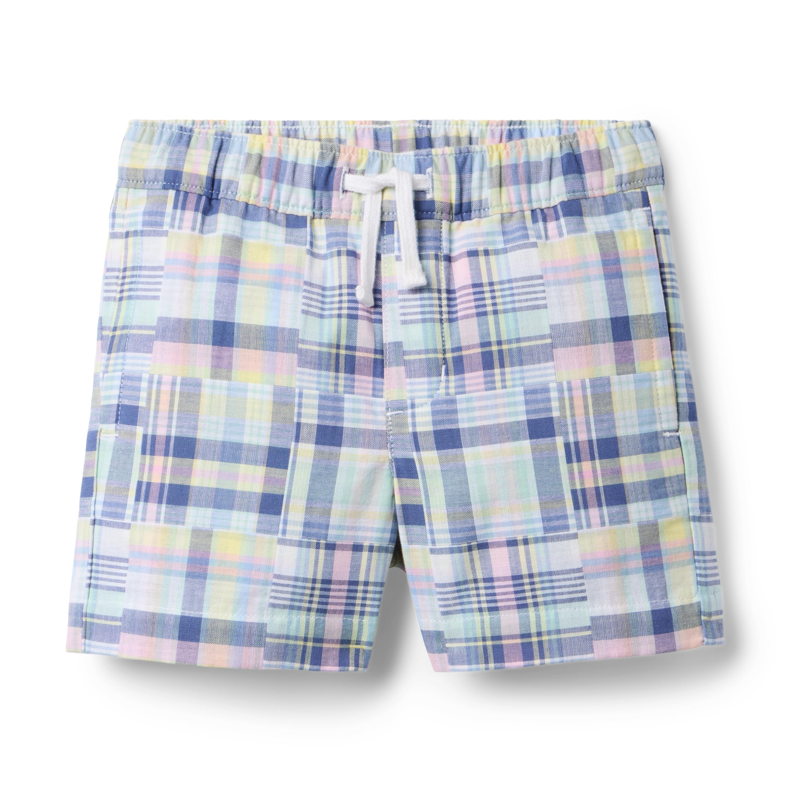 

Шорты Janie and Jack Madras Patchwork Shorts, цвет Multicolor