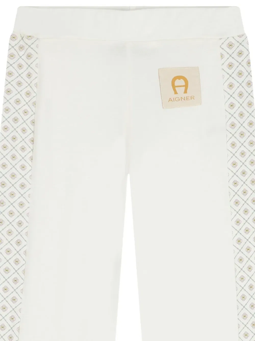 Спортивные брюки с нашивкой логотипа Aigner Kids, белый — фото 3