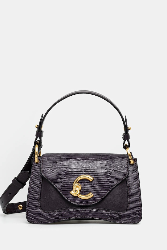 

Кожаная сумка C-Me Bimateri Coccinelle, фиолетовый