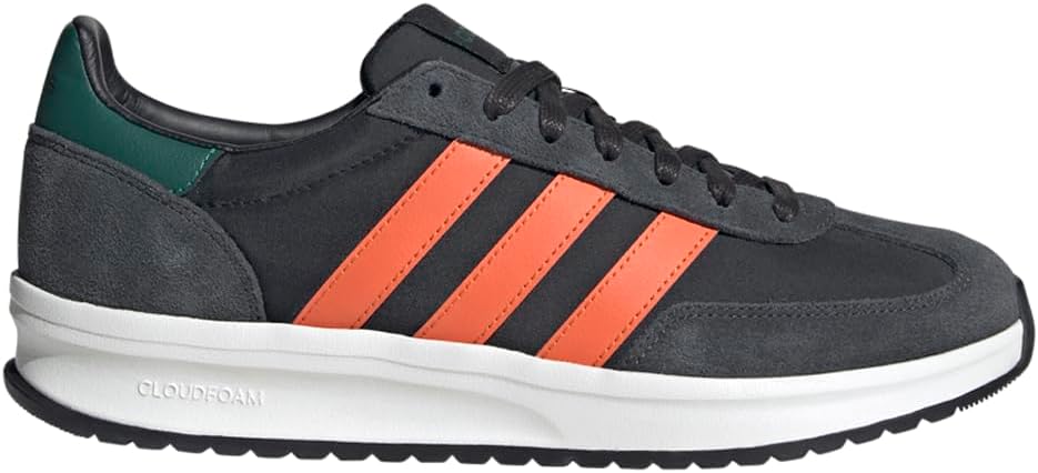 Мужские кроссовки для бега adidas Run 72, черный/оранжевый — фото 2
