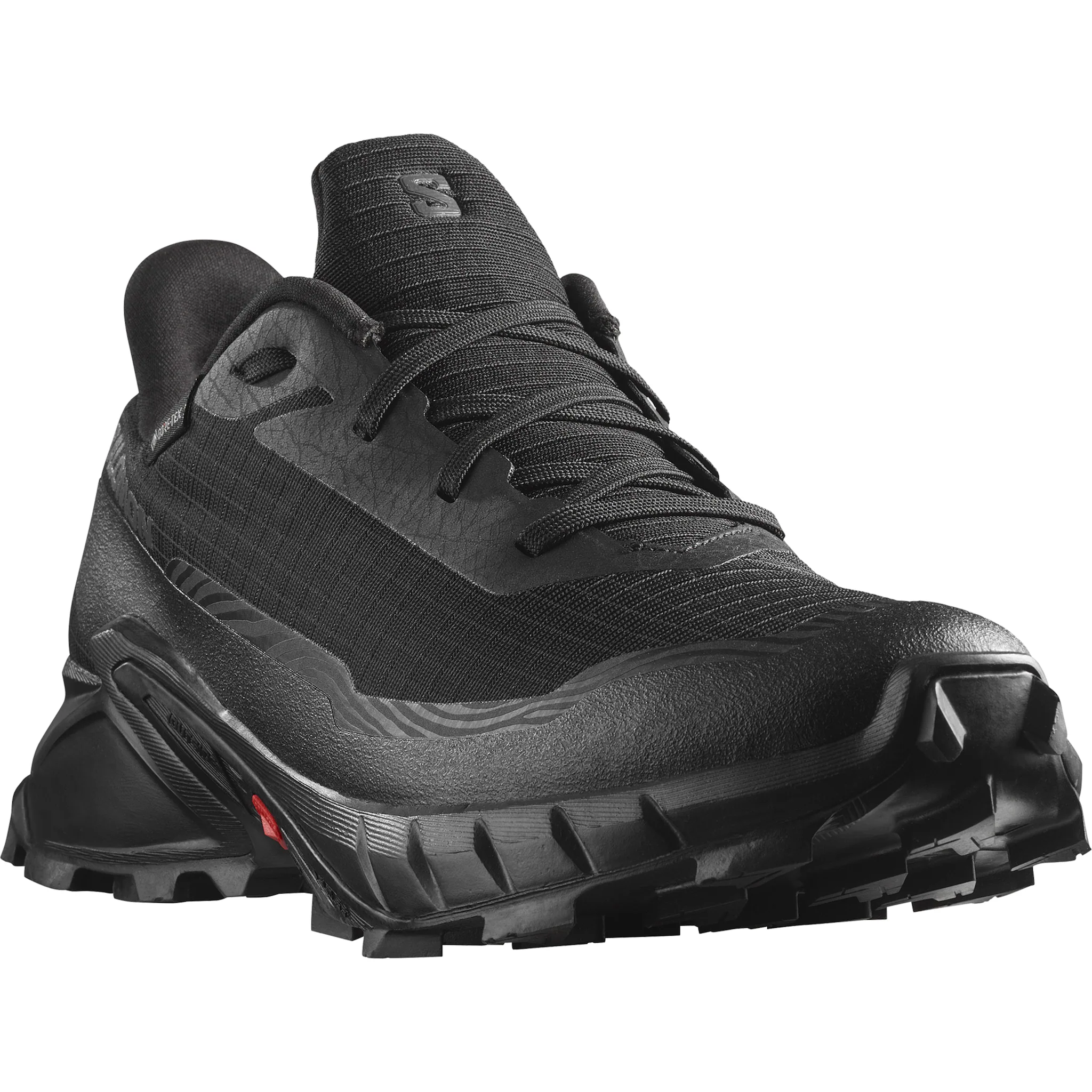 Кроссовки Salomon для бега по пересеченной местности "ALPHACROSS 5 W GORE-TEX", водонепроницаемые, черный — фото 4