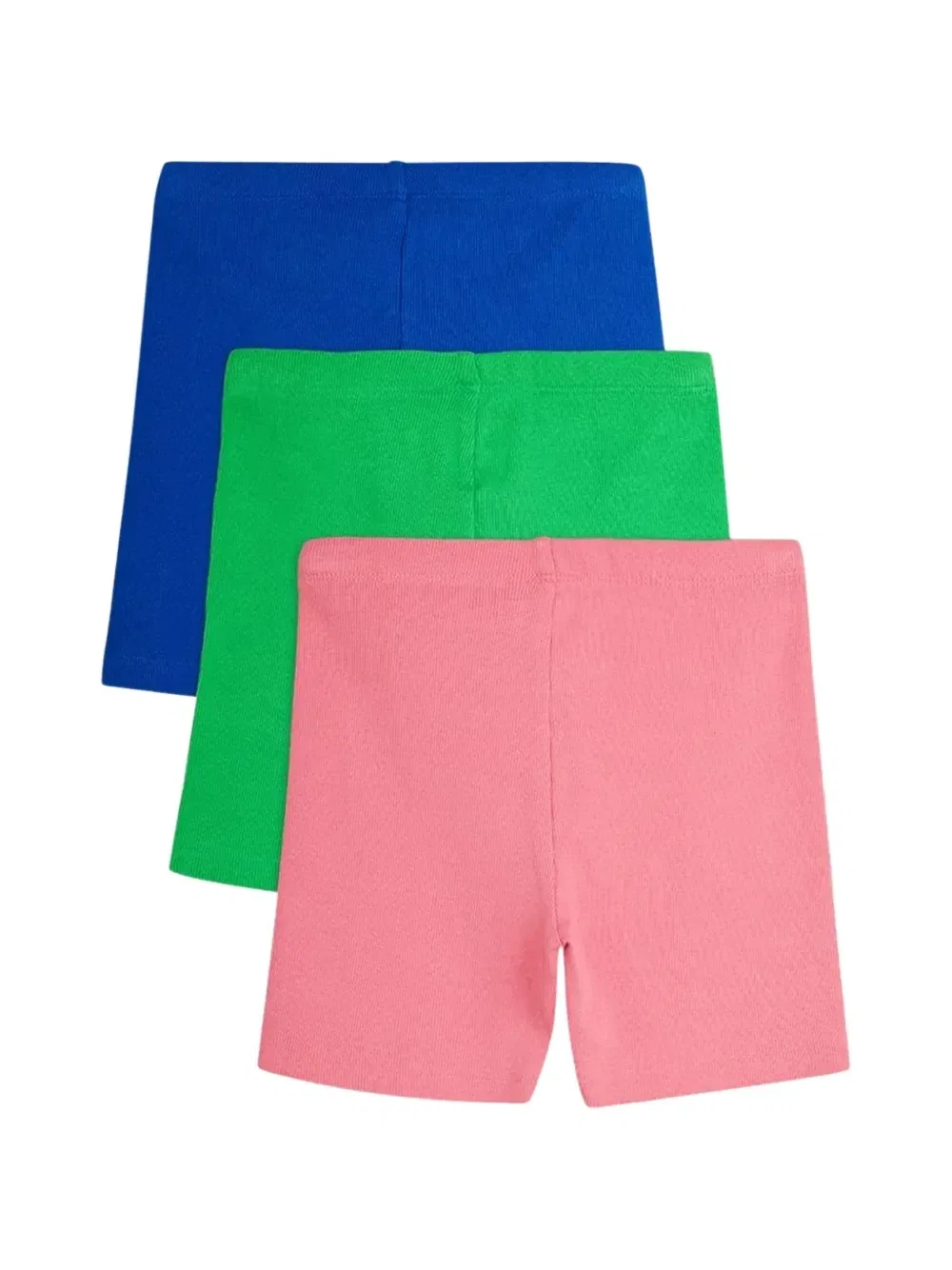 Комплект Solid из трех облегающих шортов Mini Rodini, розовый — фото 2