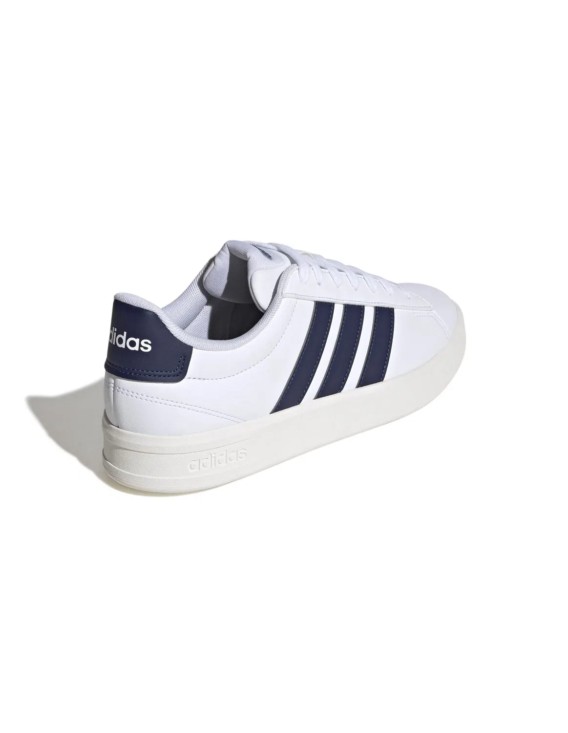Кроссовки на шнуровке Adidas, белый/темно-синий/белый — фото 2