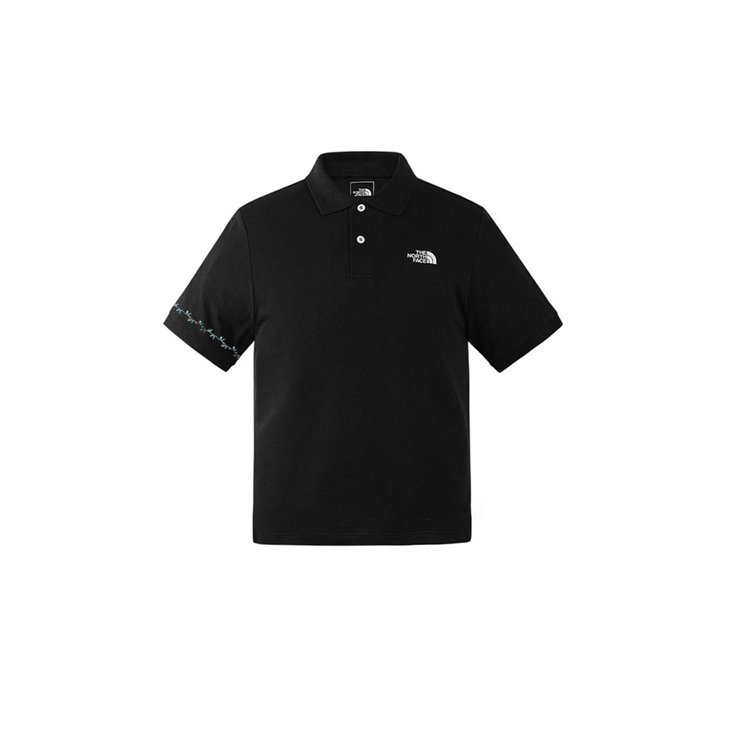 

THE NORTH FACE Мужская черная поло, Черный, THE NORTH FACE Мужская черная поло