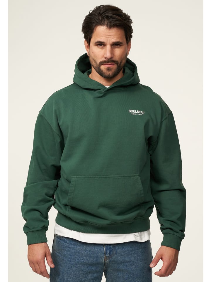 

Толстовка SOULSTAR, цвет forest green washed