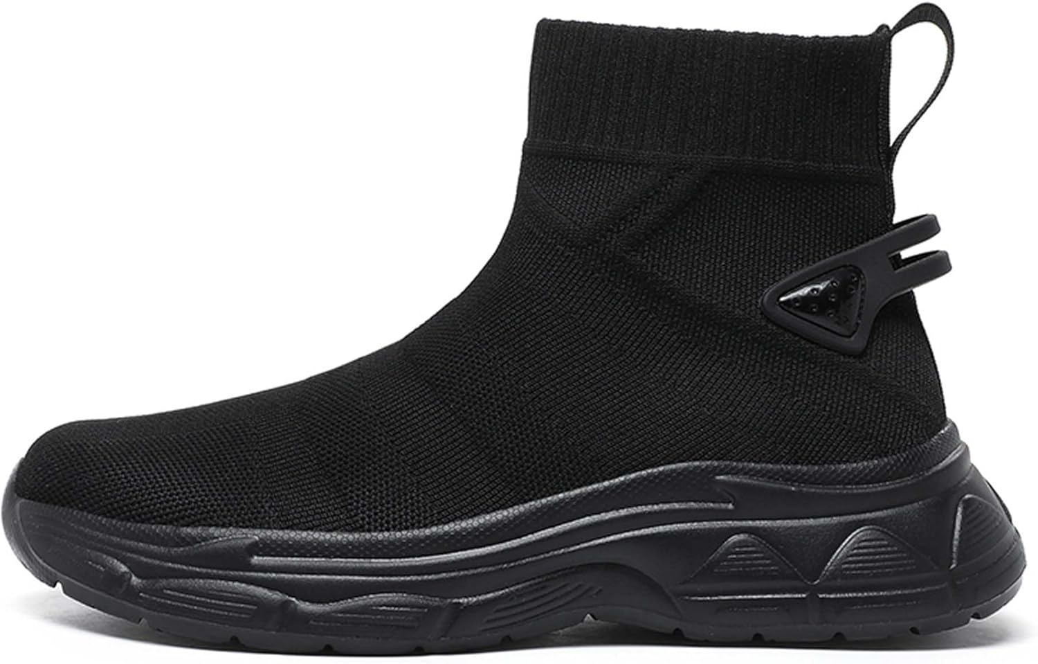 

Унисекс кроссовки больших размеров, высокие носочные кроссовки, легкие беговые кроссовки, повседневная обувь для улицы, женские кроссовки с противоскользящей подошвой, легкие женские прогулочные кроссовки, мужские кроссовки Vtiao, черный