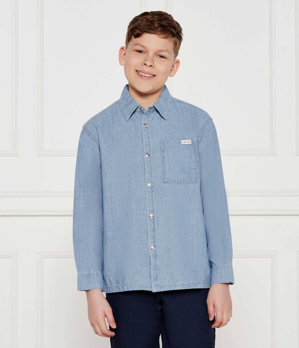 

Рубашка Relaxed fit Calvin Klein Jeans, синий