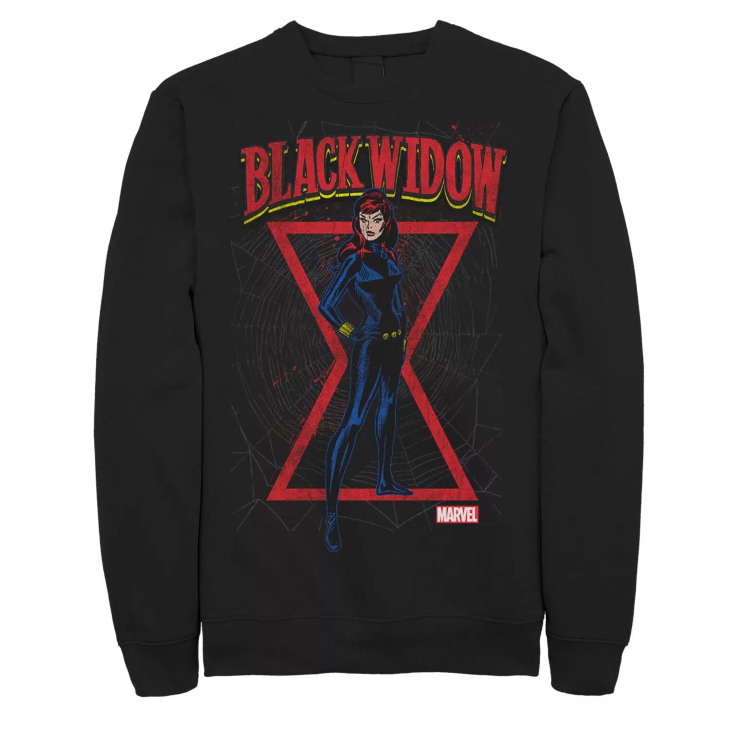 

Мужская классическая толстовка Black Widow в стиле ретро с комиксами Marvel