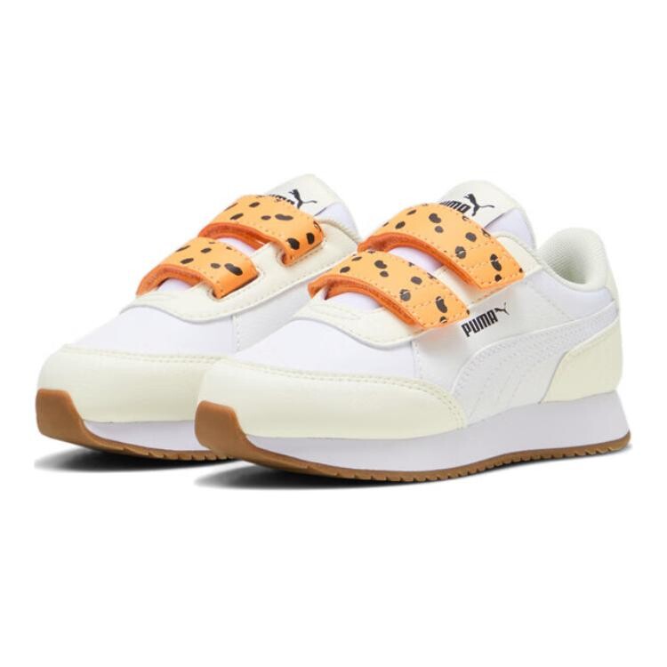 Кроссовки Puma Match Kids Lifestyle Shoes Kids Low-top White/orange, белый/оранжевый — фото 3