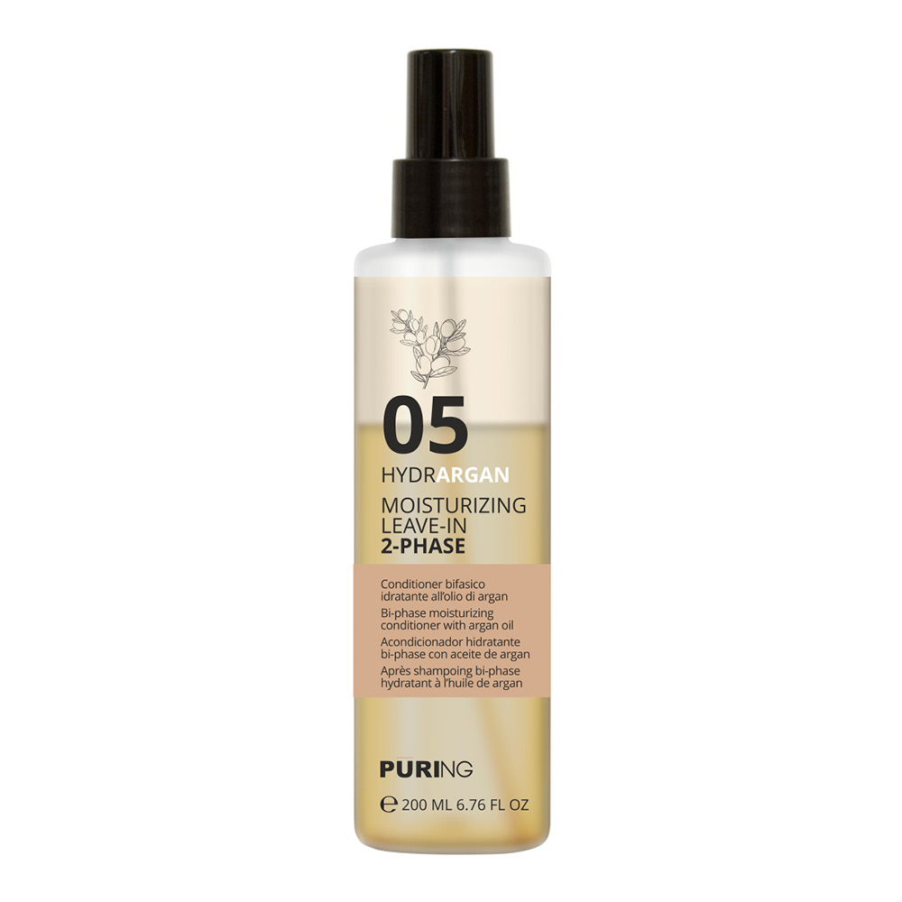 

Несмываемый двухфазный кондиционер для волос hydrargan moisturizing leave-in 2-phase Puring, 200 мл