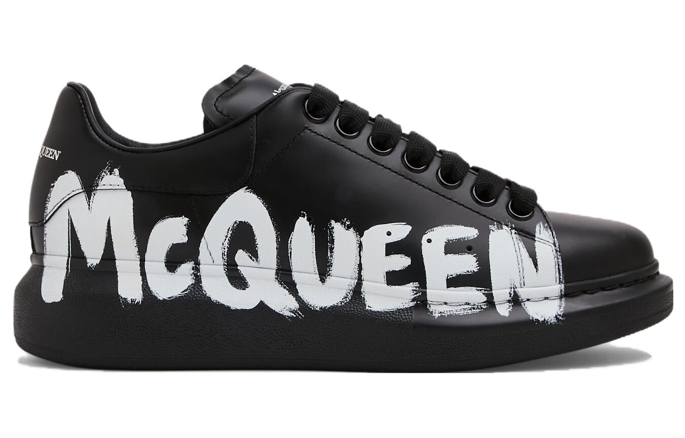Кеды женские Alexander Mcqueen низкий, черный — фото 3