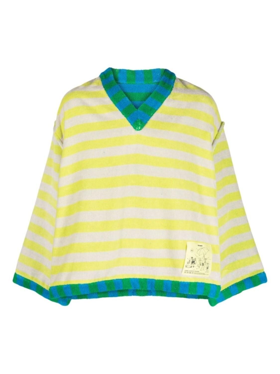 

Sunnei полосатый топ с длинными рукавами, синий